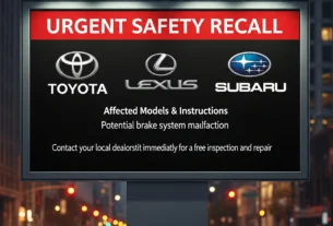 Toyota Lexus Subaru Recall — Full Owner Guide