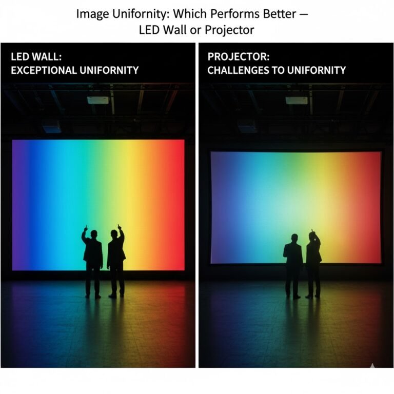 Image Uniformity: Which Performs Better — LED Wall or Projector ...
